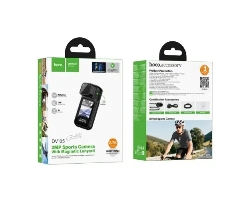 Спортивна камера НОСО DV105 Чорна mag-6942007668804151858