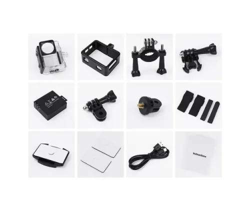 Спортивна камера НОСО DV102 4K anti-shake sports camera Чорна mag-6942007633352143686