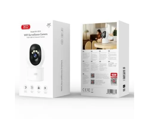 Камера спостереження XO CR13 Standard Edition EU Smart 200W Pixel Camera Біла mag-6975837586871147359