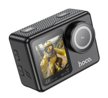 Спортивна камера НОСО DV101 dual color screen Чорна mag-6942007616805143484