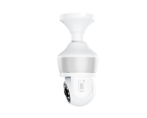 Наружна камера спостереження XO CR05 Upgraded Magic Bulb 300W Pixel Camera Біла mag-6920680860159140419