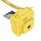 Фотоапарат дитячий з друком HOCO DV211 Dual camera children printing camera yellow mag-6942007663182146760