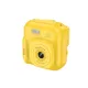 Фотоапарат дитячий з друком HOCO DV211 Dual camera children printing camera yellow mag-6942007663182146760