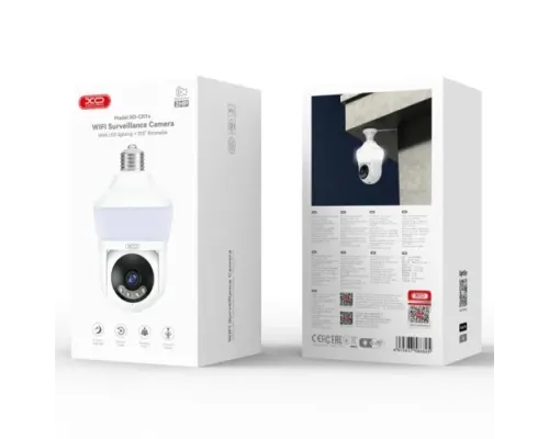 Наружна камера спостереження XO CR14 Standard Edition Magic Bulb 200W Pixel Camera Біла mag-6975837586895147361