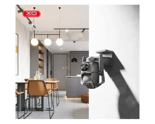 Наружна камера спостереження XO CR04 Robot 400W Pixel Dual Чорна mag-6920680856473147298