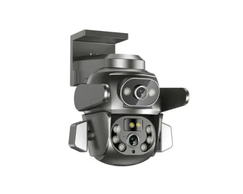 Наружна камера спостереження XO CR04 Robot 400W Pixel Dual Чорна mag-6920680856473147298