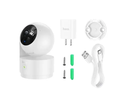 Камера відеоспостереження HOCO D8 Indoor PTZ HD camera White mag-6942007659093144378