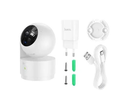 Камера відеоспостереження HOCO D8 Indoor PTZ HD camera White mag-6942007659093144378