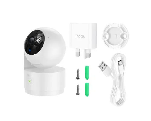 Камера відеоспостереження HOCO D8 Indoor PTZ HD camera White mag-6942007659093144378