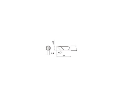 Жало HAKKO T12-KF PLS-00-00060535