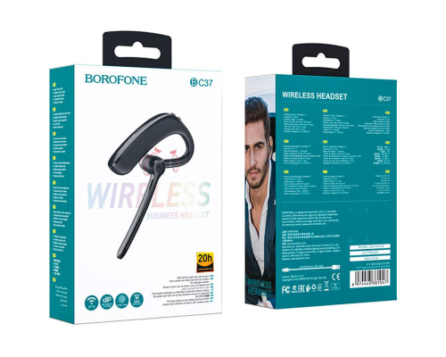 Bluetooth Headset Borofone BC37 black PLS-00-00091149