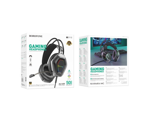 Ігрові Навушники Borofone BO110 Fight Колір Сірий 6941991118319 ma36814_3609261