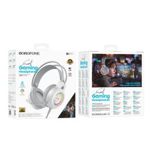 Ігрові Навушники Borofone BO111 Eminen Колір Чорний 6941991119507 ma36815_3609264
