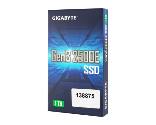 Жорсткий диск M.2 2280 SSD 1Tb Gigabyte 2500E Series, NVMe, PCI Express 3.0 x4, 3D NAND TLC, зап/чт. - 1800/2400Мб/с (G325E1TB) NBB-138875