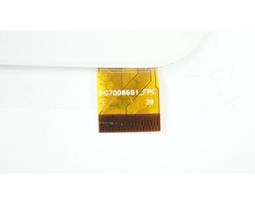 Тачскрін (сенсорне скло) для Globex GU7080c, PG70086B1, 7, зовнішній розмір 186*105 мм, робоча частина 150*87 мм., 39 pin, білий NBB-50145