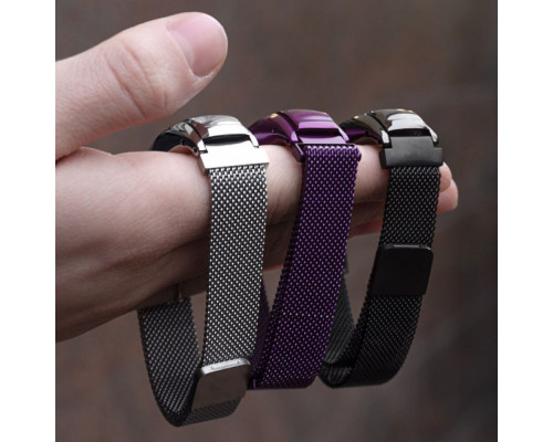 Ремінець Milanese Loop Mi Band 5/6 purple