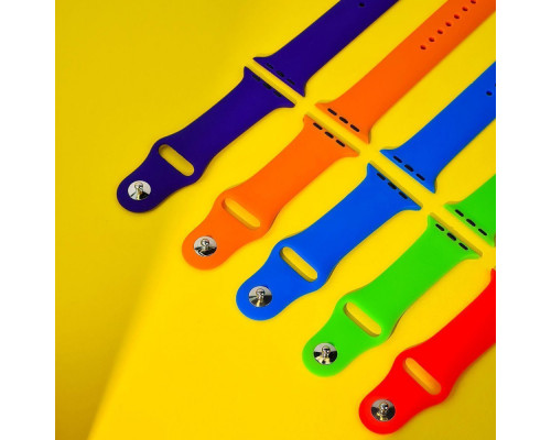 Ремінець Apple Watch Sport Band 38/40/41/42 mm 10 series (S/M & M/L) 3pcs white 4600000017310