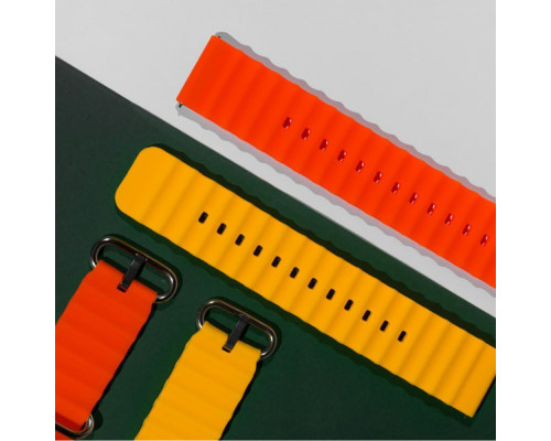 Універсальний ремінець Ocean Band 22 mm orange