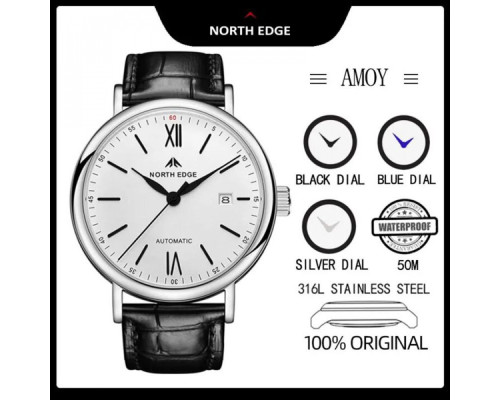 Механічний Годинник NORTH EDGE AMOY black