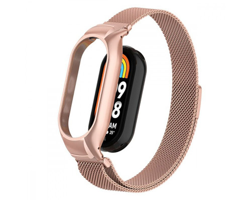 Ремінець Milanese Loop Mi Band 7 rose gold