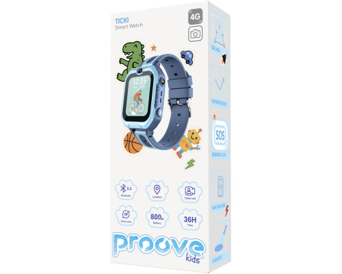 Смарт годинник Proove Kids Ticki with SIM+GPS space gray 2003000319378 6901117765773