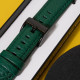 Універсальний ремінець Leather Edition 22 mm green