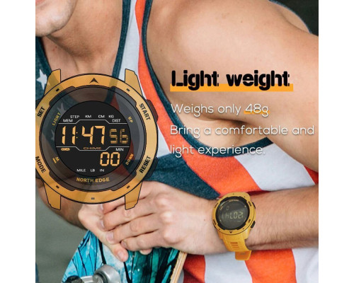 Цифровий Годинник NORTH EDGE Mars black 2001000534340