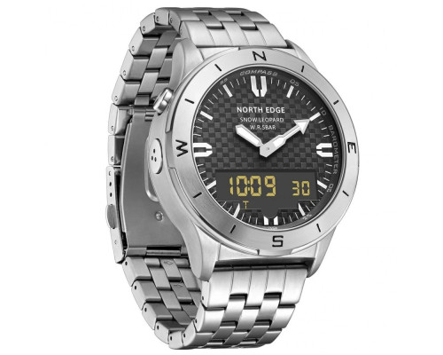 Цифровий Годинник NORTH EDGE Snow Leopard silver 2001000587223