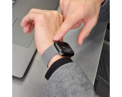 Ремінець Apple Watch Milanese Loop 38/40/41/42 mm 10 series black 4600000024448