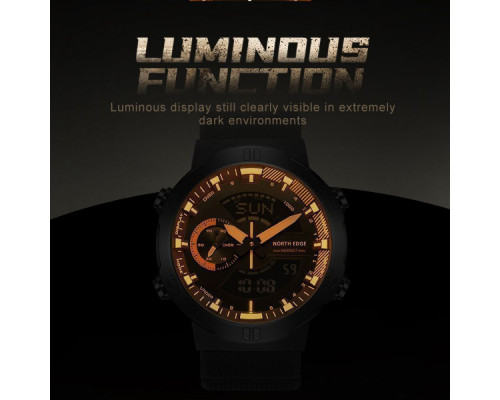 Цифровий Годинник NORTH EDGE HORNET black 2001000534326