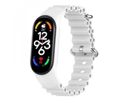 Ремінець Ocean Mi Band 7 white