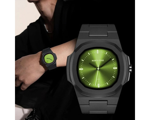 Механічний Годинник NORTH EDGE VOLT white/green 2003000270778
