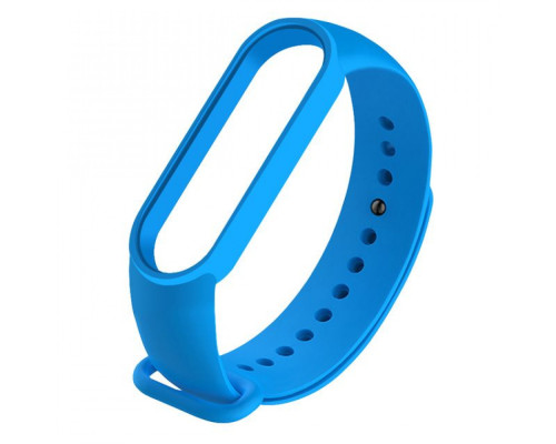 Ремінець Silicone Xiaomi Mi Band 5/6 light blue