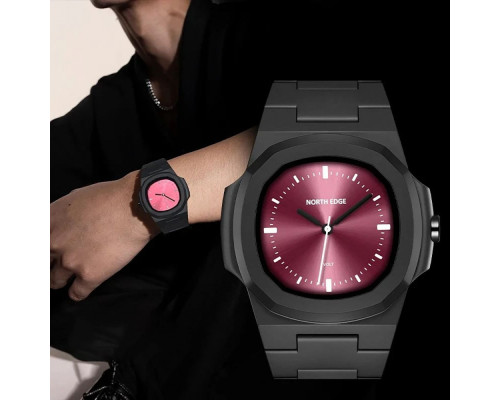 Механічний Годинник NORTH EDGE VOLT black/red 2003000270754