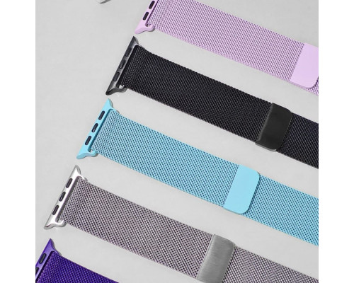 Ремінець Apple Watch Milanese Loop 42/44/45/49 mm black 4600000027838