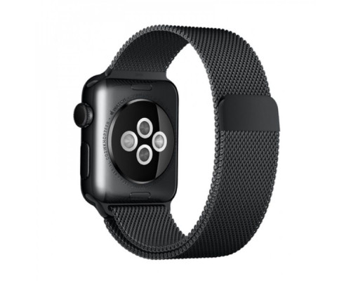 Ремінець Apple Watch Milanese Loop 42/44/45/49 mm black 4600000027838