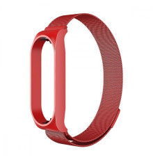 Ремінець Milanese Loop Xiaomi Mi Band 8 red