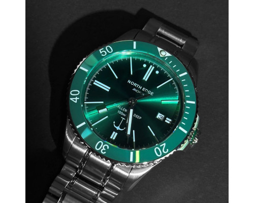 Механічний Годинник NORTH EDGE ANCHOR green 2001000940707