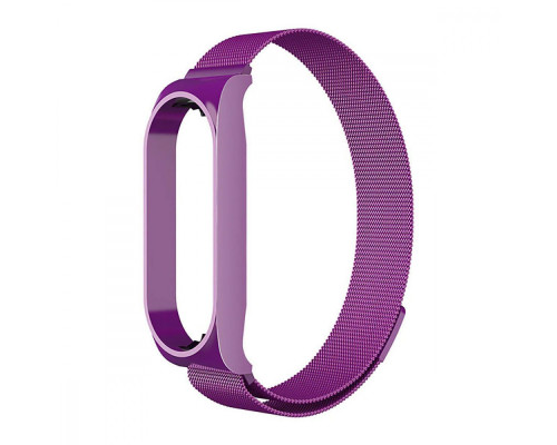 Ремінець Milanese Loop Xiaomi Mi Band 8 purple