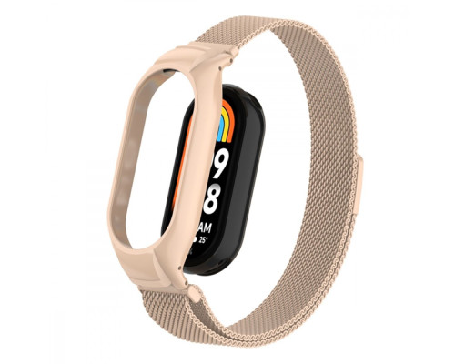 Ремінець Milanese Loop Mi Band 5/6 sand gold