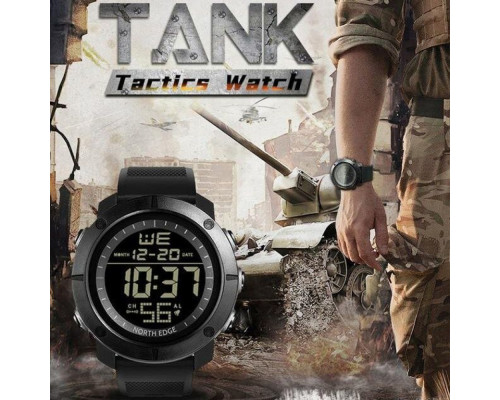 Цифровий Годинник NORTH EDGE TANK black