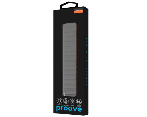 Ремінець Proove Silk Grip Band 20 mm gray/orange 2003000183641 6901124016363