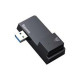 USB-Hub Baseus Multifunctional HUB (USB A to RJ45*1+USB3.0*2)Black