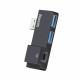 USB-Hub Baseus Multifunctional HUB (USB A to RJ45*1+USB3.0*2)Black