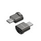 Картрідер Vention USB 2.0 Type-C MicroSD Card Reader Gray Zinc Alloy Type (CLMH0)