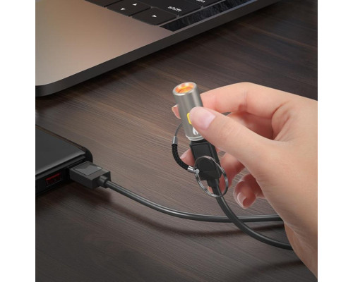 Перехідник HOCO UA38 Type-C to cigarette lighter adapter Gray (6942007647694)