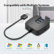 Хаб Vention 4 Ports USB 3.0 HUB 0.15M Black (CHBBB)