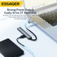 Хаб Essager Fengyang 4 in 1 Splitter (Type-C port) grey (EHBC04-FY0G-P)