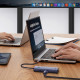 USB-хаб Baseus UltraJoy Series 6-Port HUB (Direct-Link Type) Space Grey（USB-C*2 to USB-C 40Gbps*1+USB3.0*3+SD/TF3.0*1） (B00052802811-03)