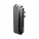 USB-Hub Baseus Transparent Series Dual Type-C Multifunctional HUB Adapter Deep gray